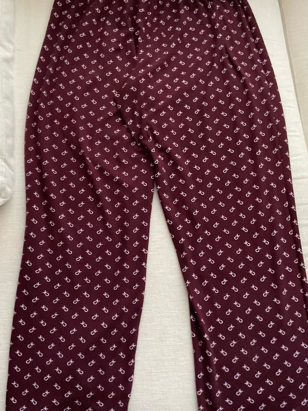 Calvin Klein Two Piece Fleece Long Sleeve Pajama Matching Set Loungewear Pants - Picture 8 of 9